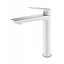 Grifo lavabo alto monomando Luxor blanco mate de Imex